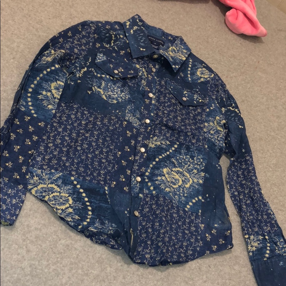 Girls Ralph Lauren Long Sleeve Top
